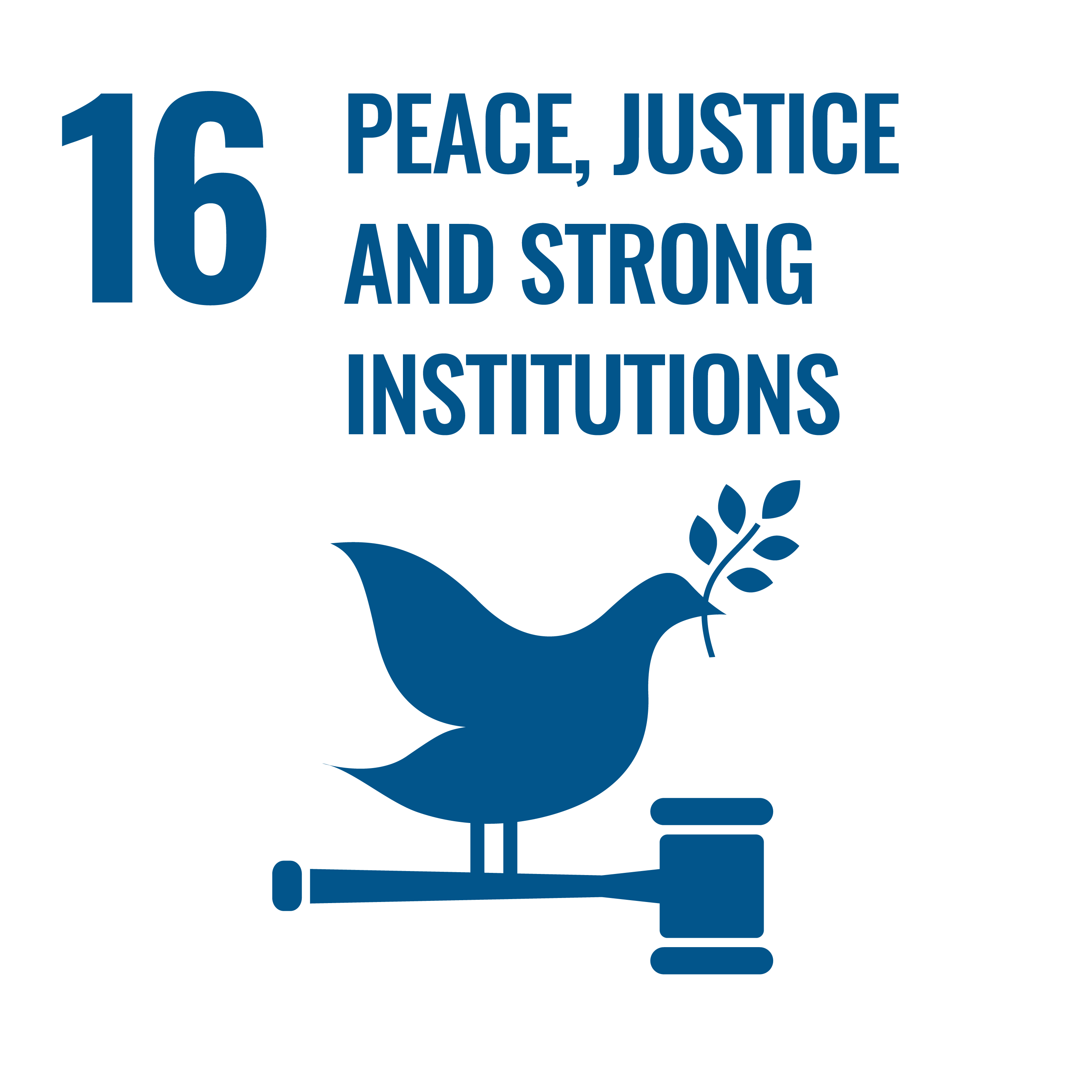 16 - Peace, Justice and Strong Institutions